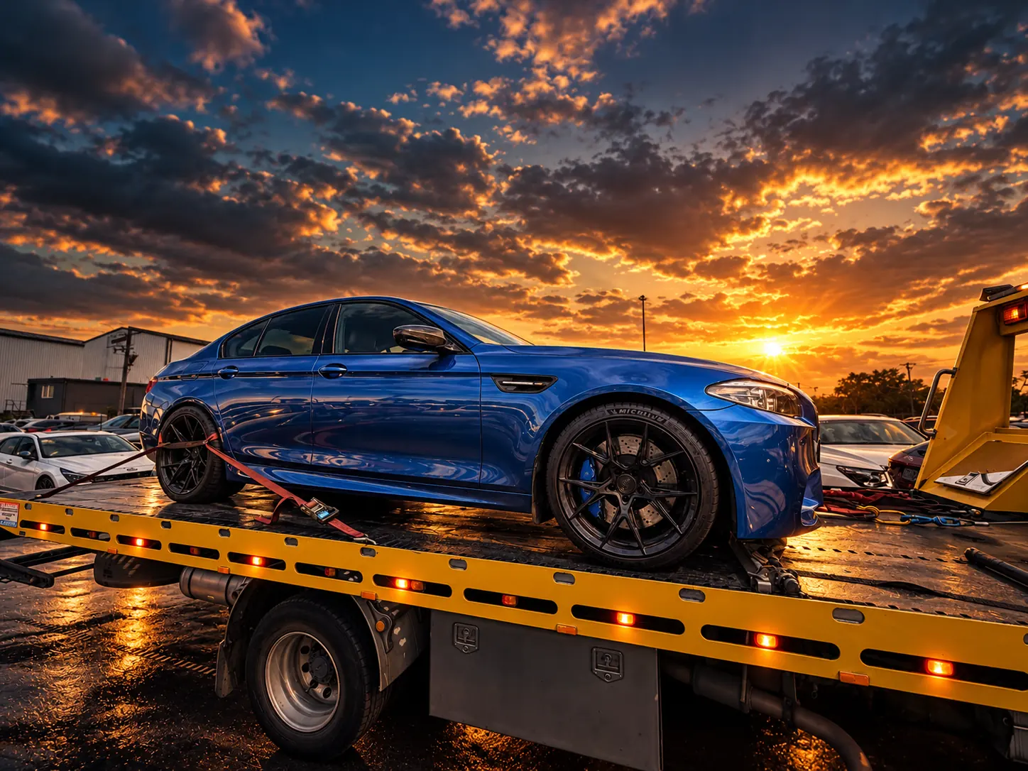 Prestige sports sedan transport